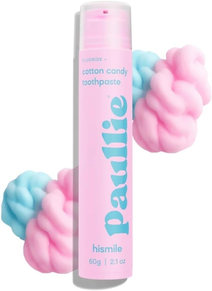 Paullie-კბილის პასტა ბამბის ნაყინის (Cotton Candy) არომატით
